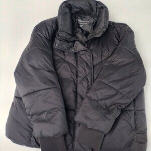 BCBGeneration Black XXL Zipper & Button Jacket Winter Coat Gently Used